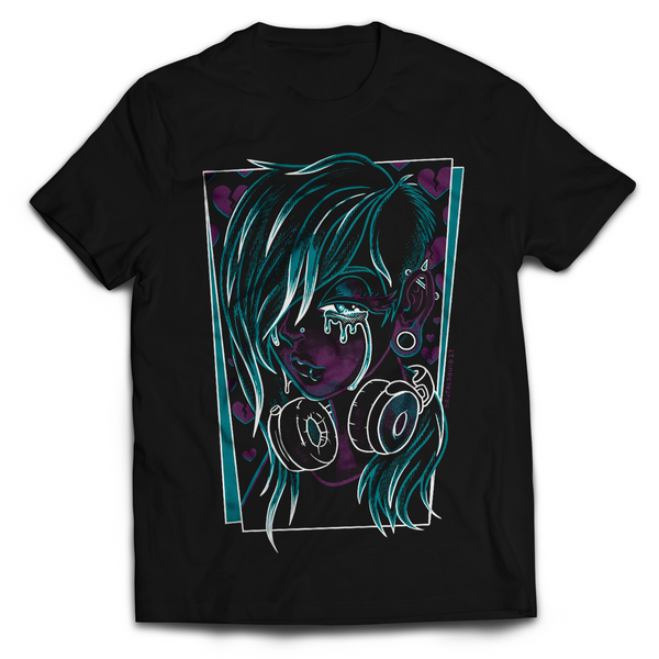 Anime Sad Girl Tee